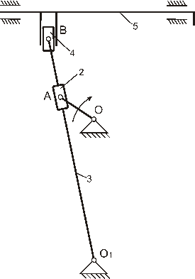 Число степеней свободы механизма структурная схема которого приведена на рисунке равна